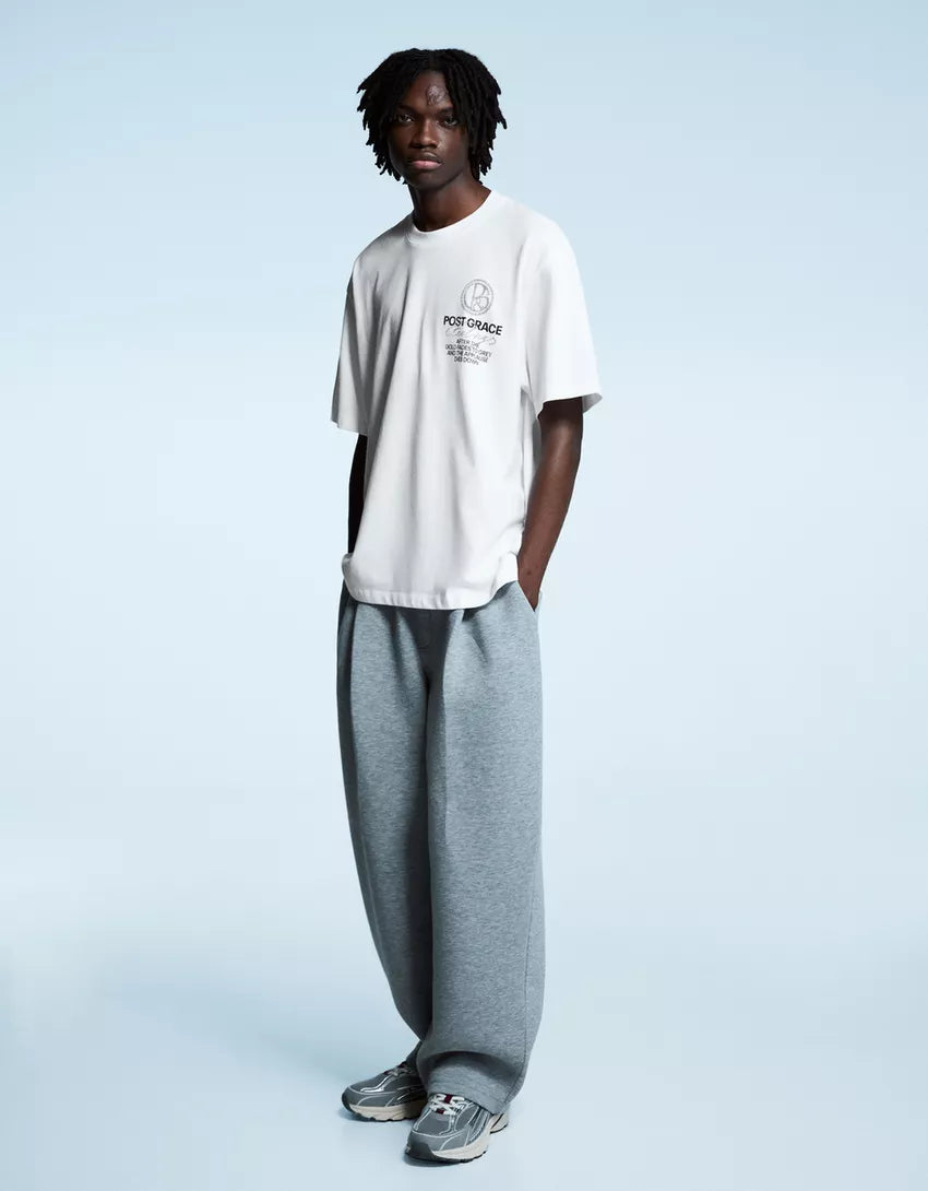 Póló BERSHKA, fehér