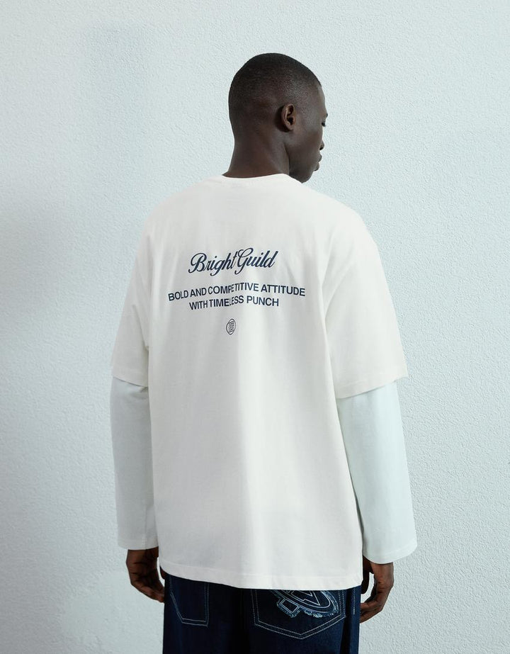 Póló BERSHKA, fehér