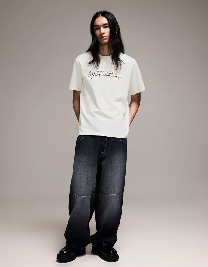 Póló BERSHKA, fehér