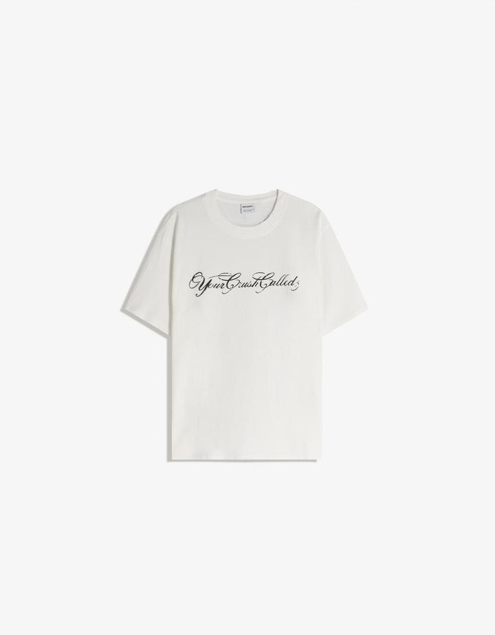 Póló BERSHKA, fehér