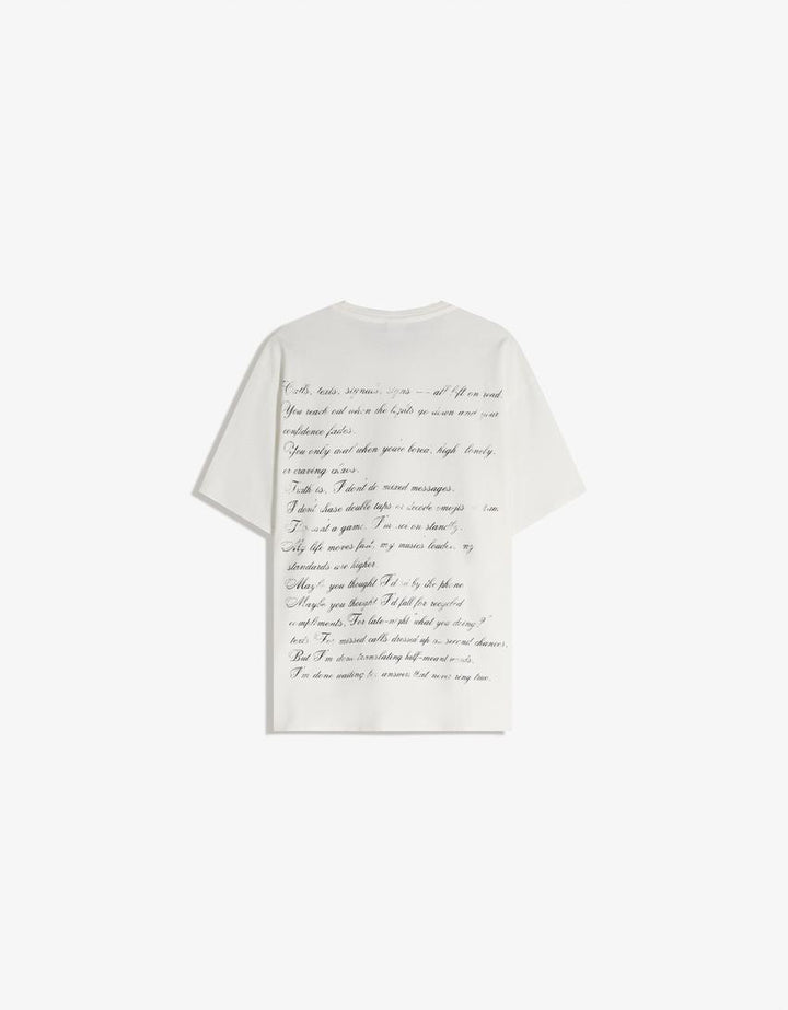 Póló BERSHKA, fehér