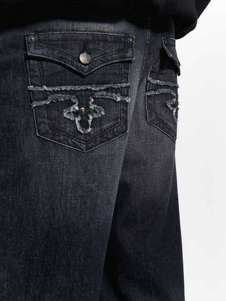 Jeans HOUSE, negru
