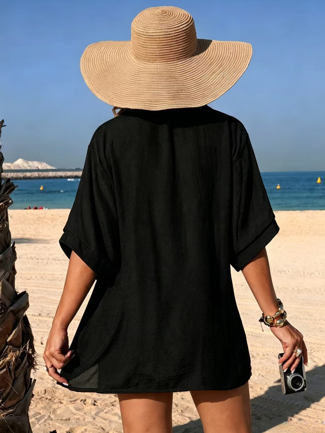 Kimono SHEIN, negru