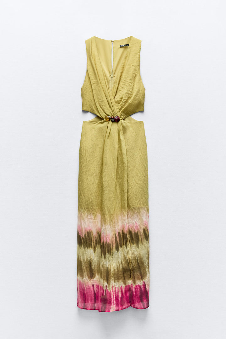 Rochie maxi Zara, galben