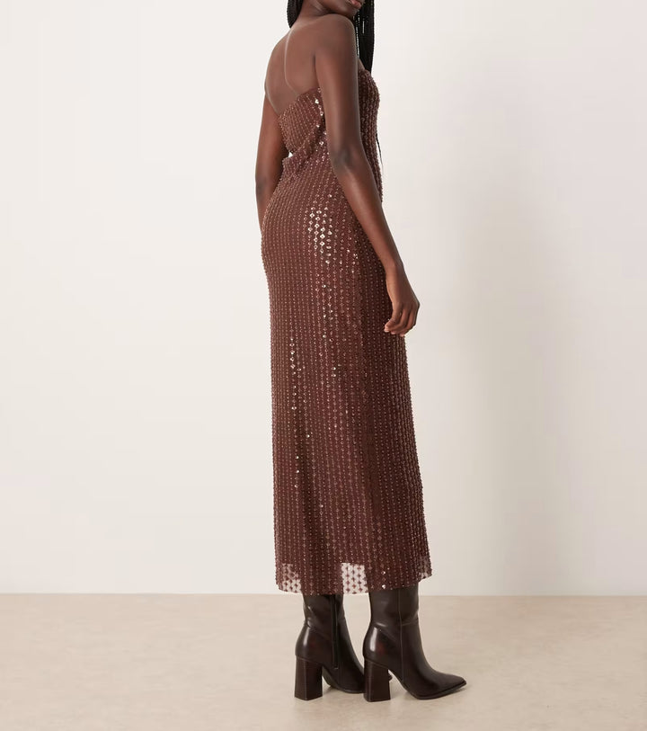 Asos barna alkalmi ruha
