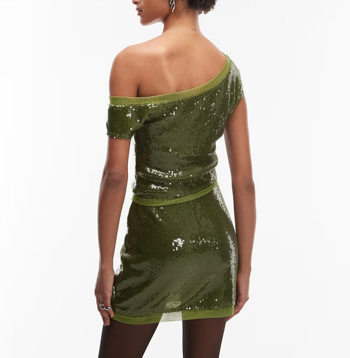 Asos felső, zöld