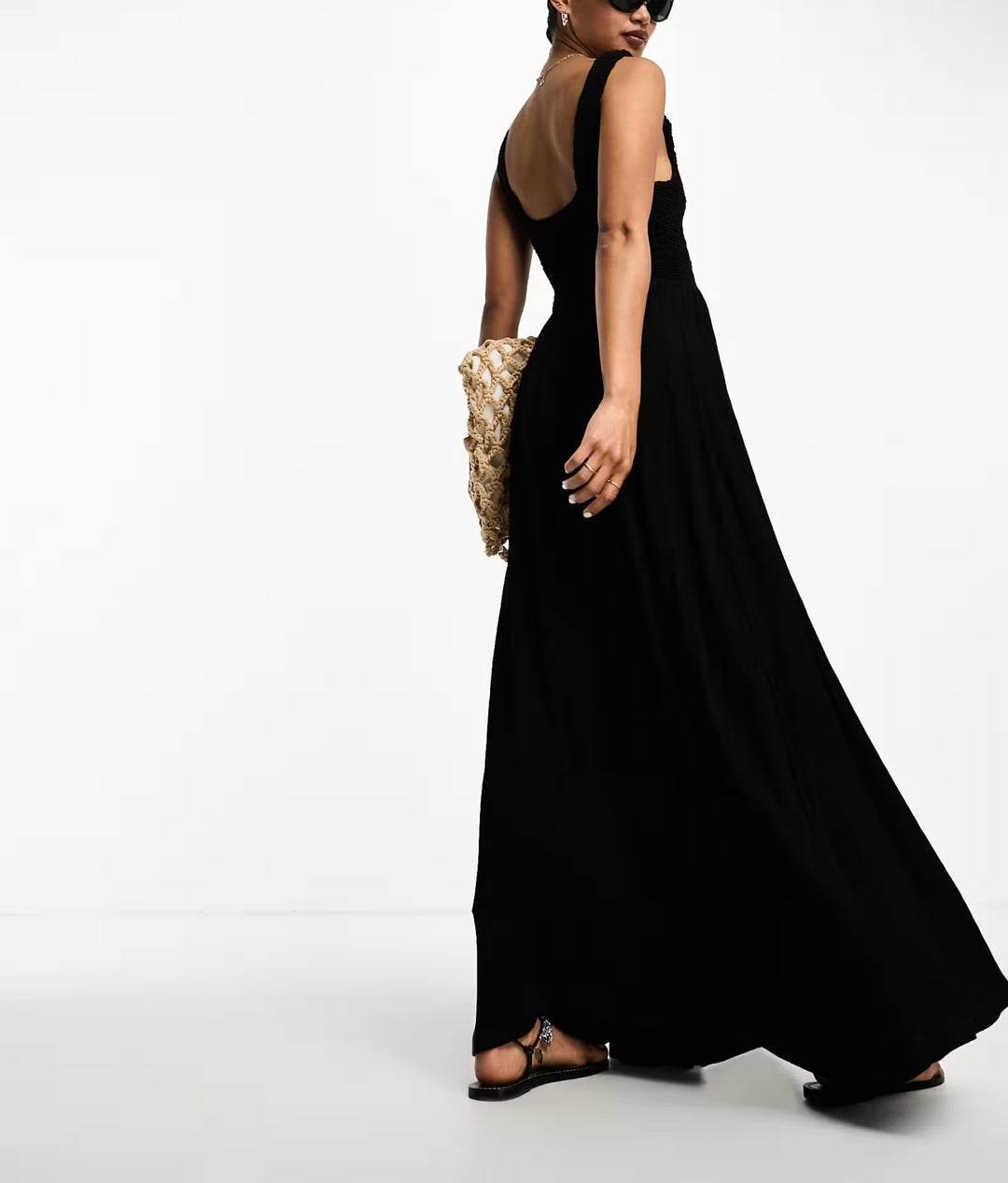 Rochie maxi ASOS, negru