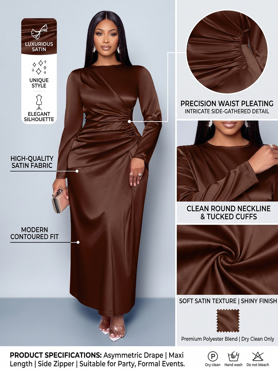 Rochie SHEIN, maro