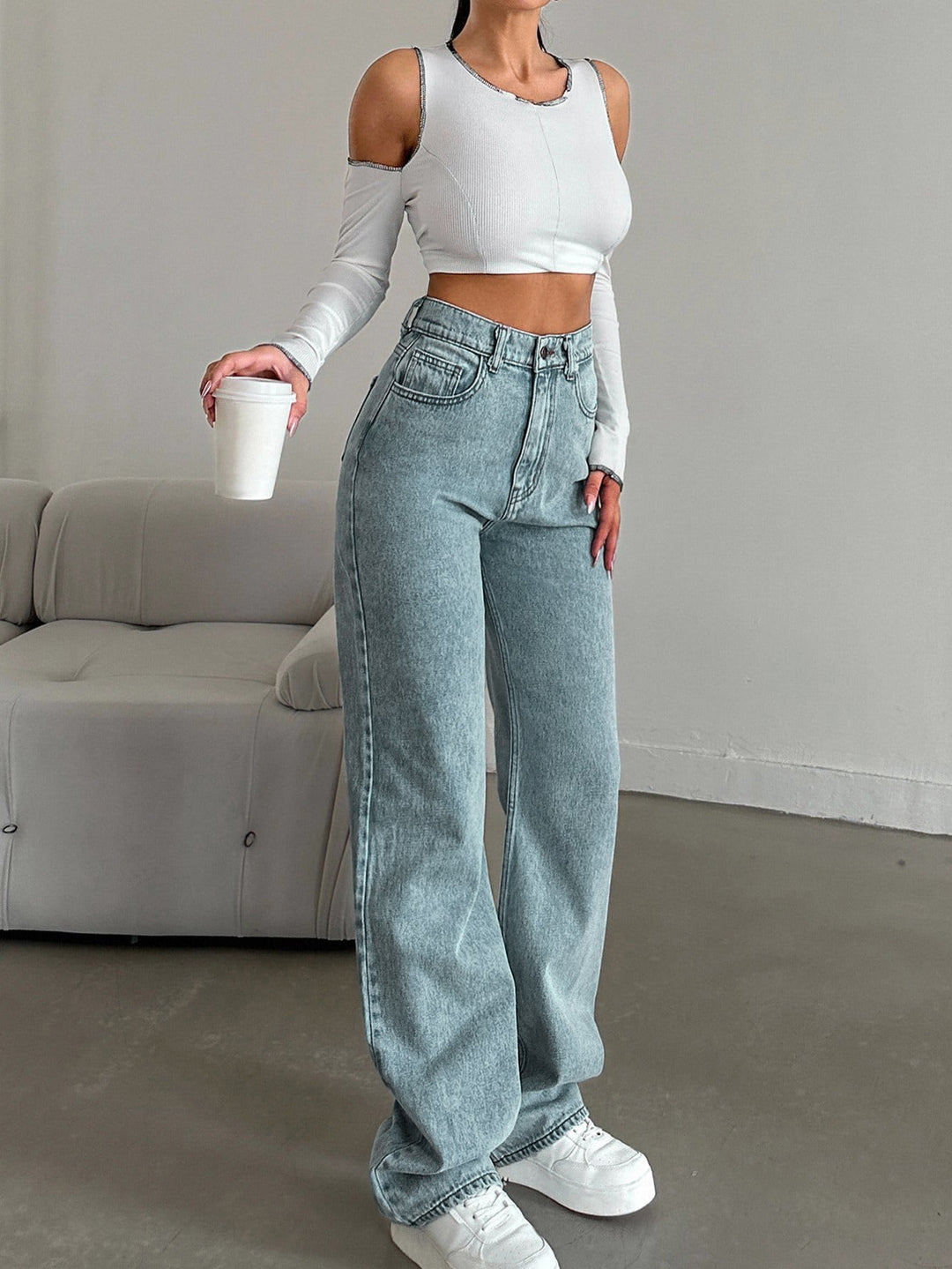 Jeans SHEIN, albastru