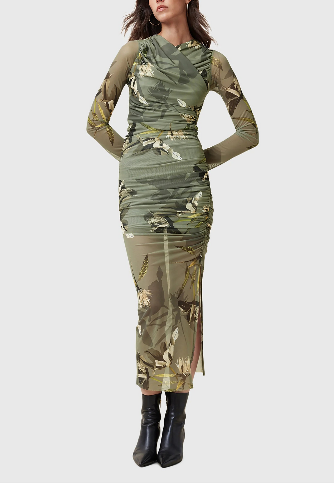 AllSaints maxi ruha, khaki
