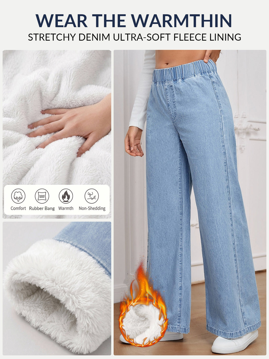 Jeans SHEIN, albastru