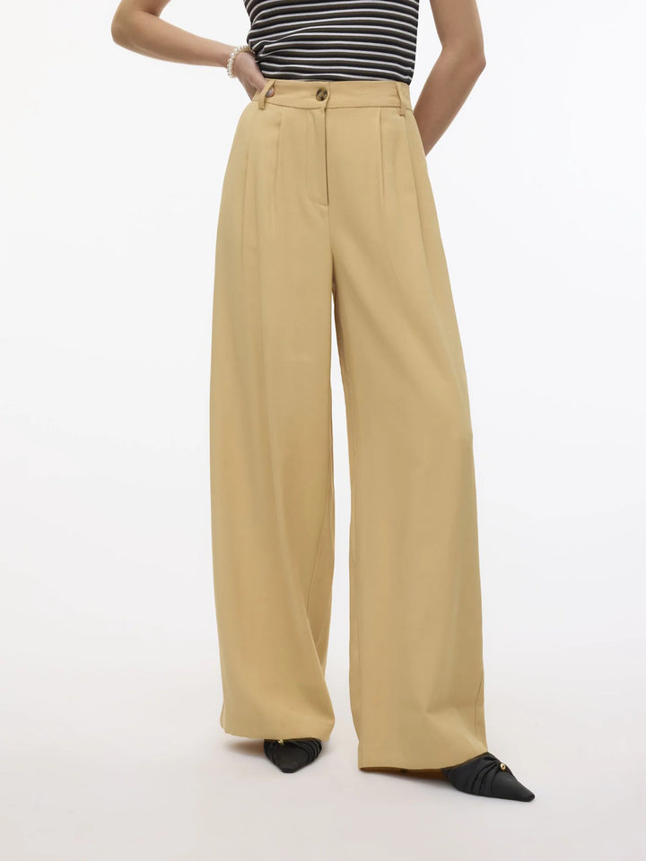 VERO MODA nadrág, bézs