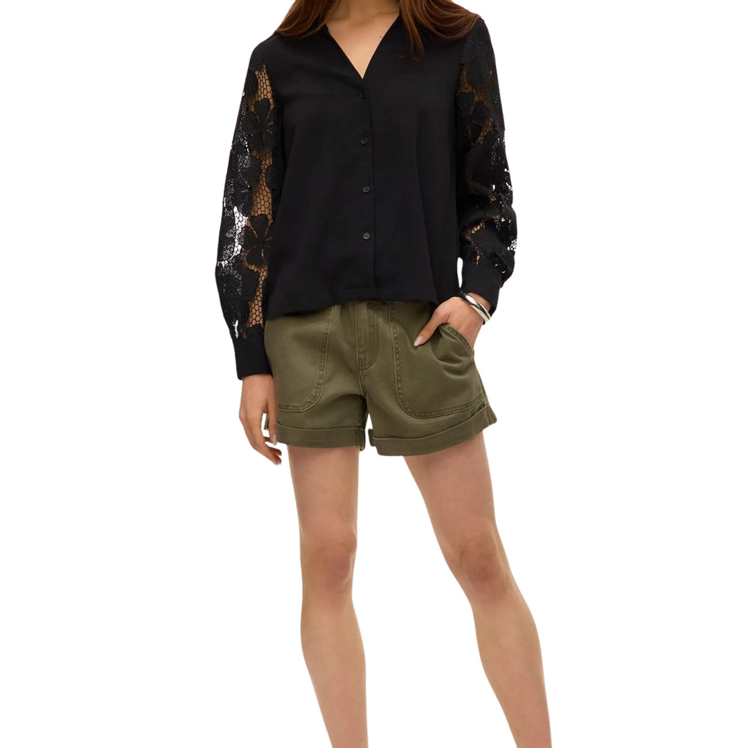 VERO MODA rövidnadrág, zöld