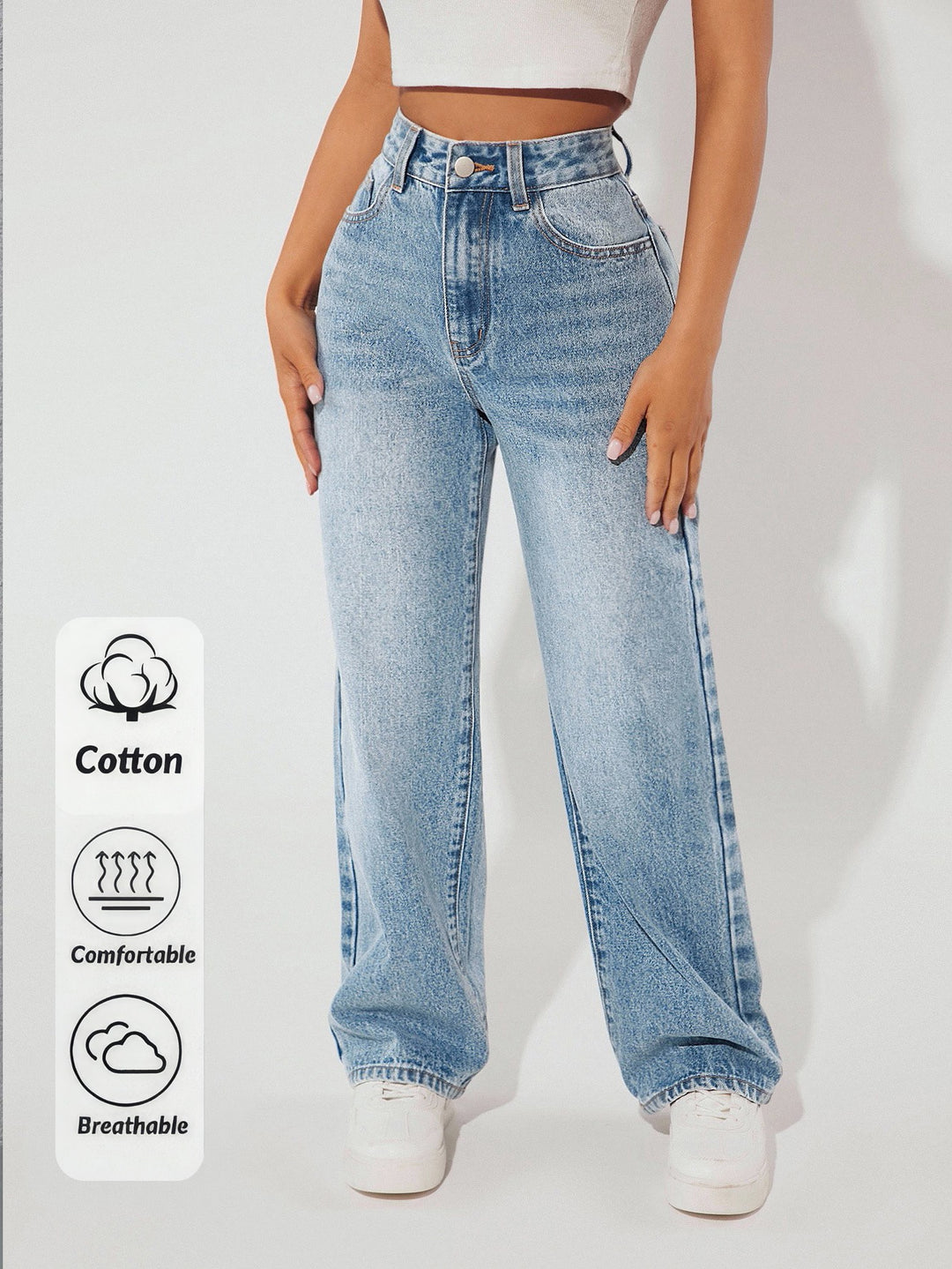 Jeans SHEIN, albastru