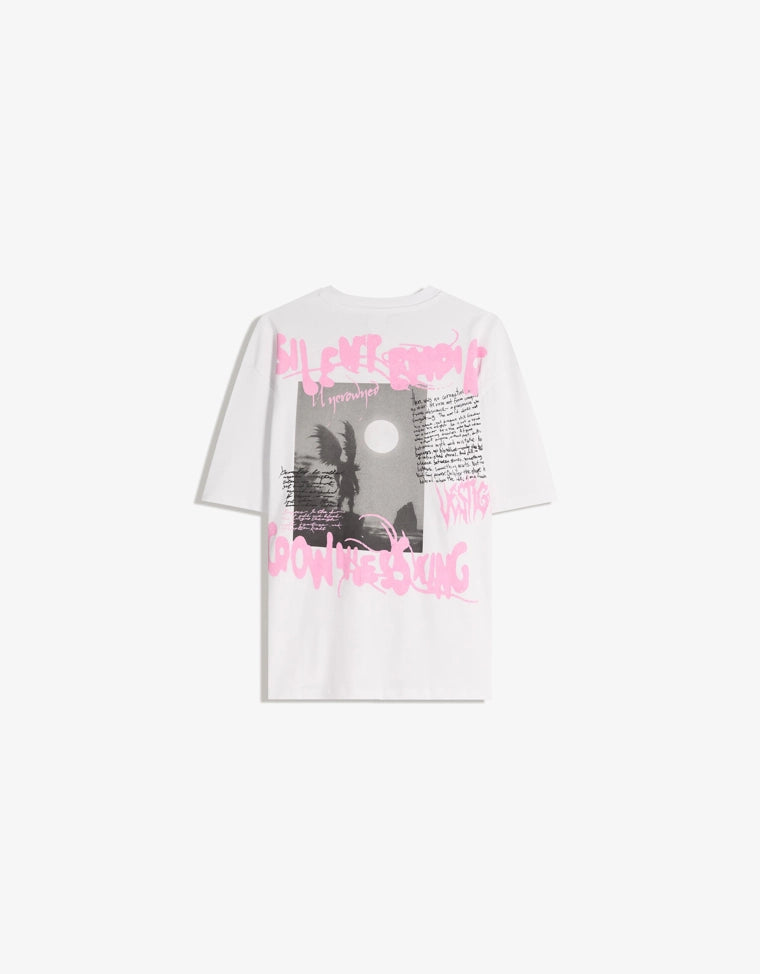 Póló BERSHKA, fehér