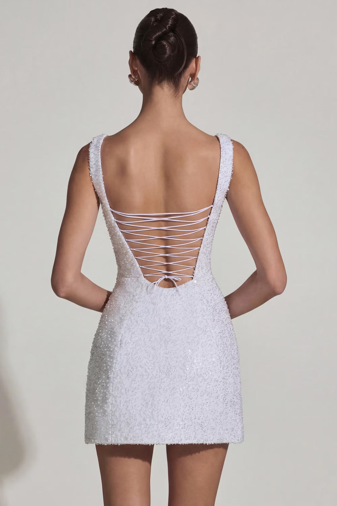 Oh Polly occasion dress, white