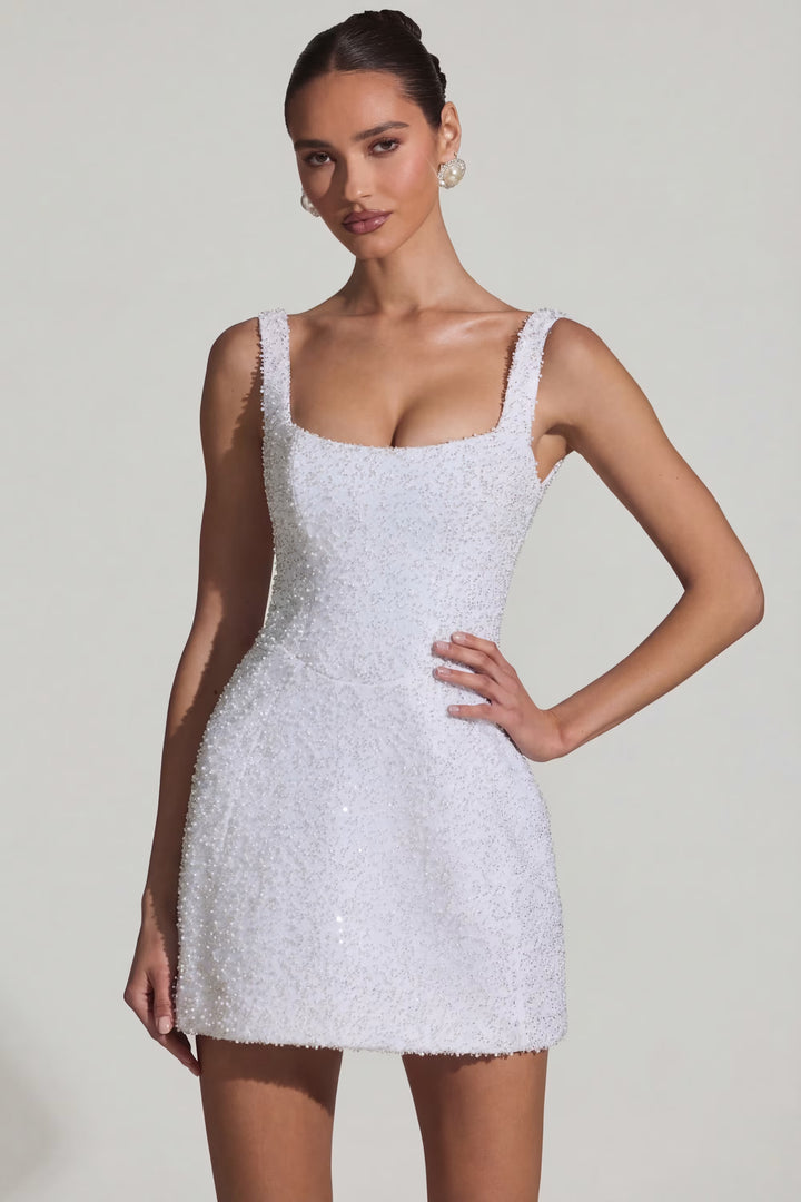 Oh Polly occasion dress, white