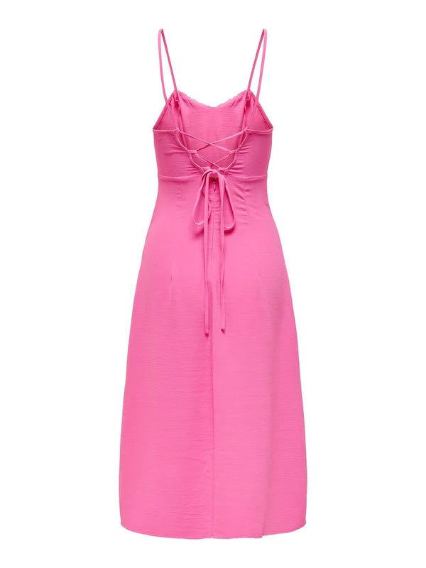 Rochie midi ONLY, roz