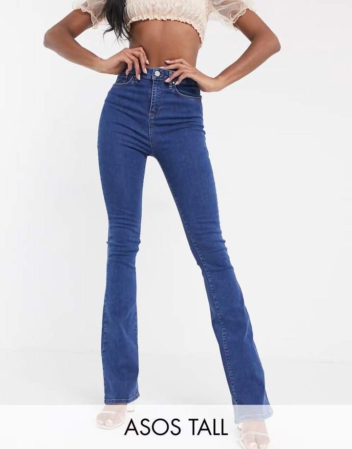 Jeans ASOS, albastru