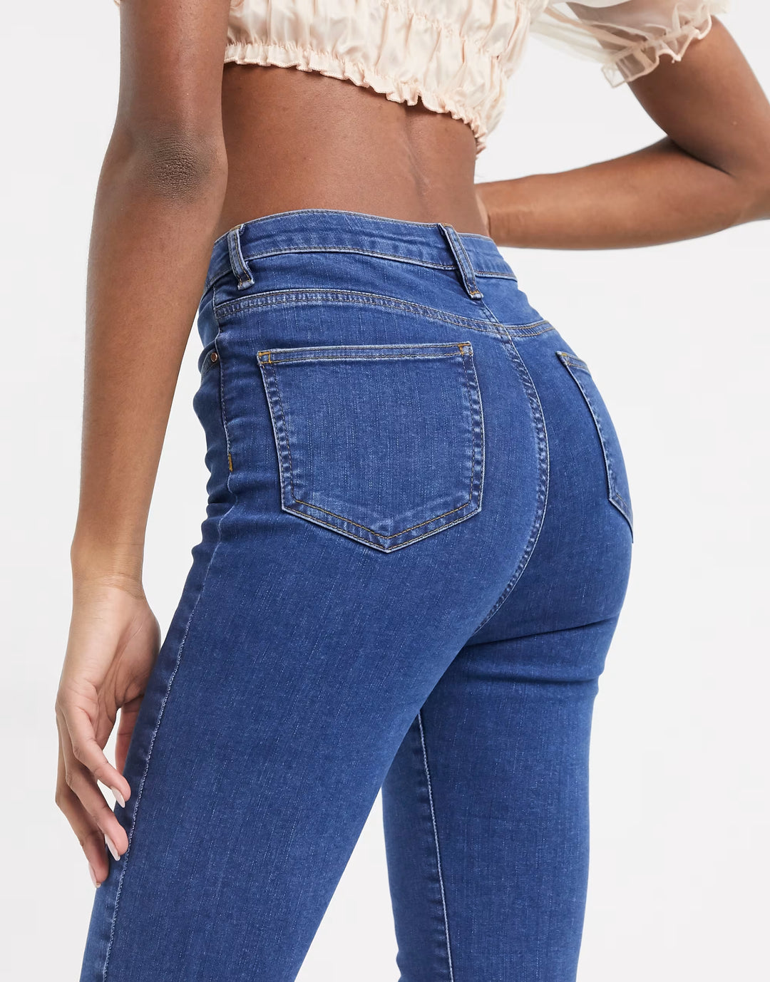 Jeans ASOS, albastru