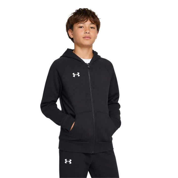Cipzáras kapucnis pulóver UNDER ARMOUR, fekete