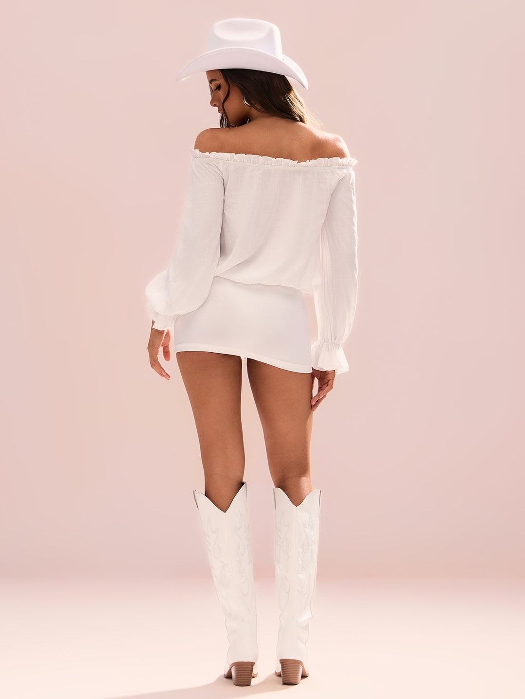 Rochie mini SHEIN, alb