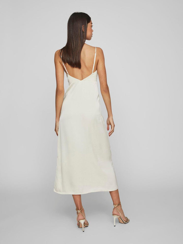 Rochie midi VILA, bej