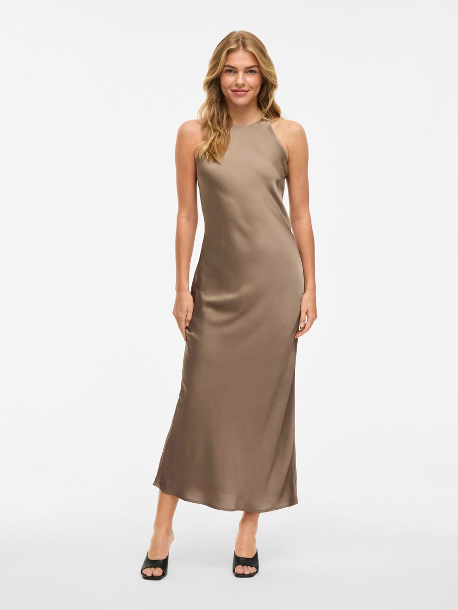 Rochie maxi VILA, maro