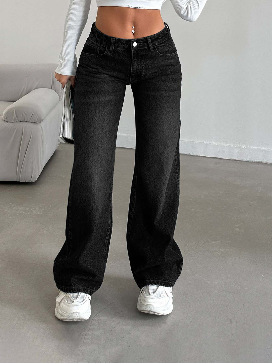 Jeans SHEIN, negru