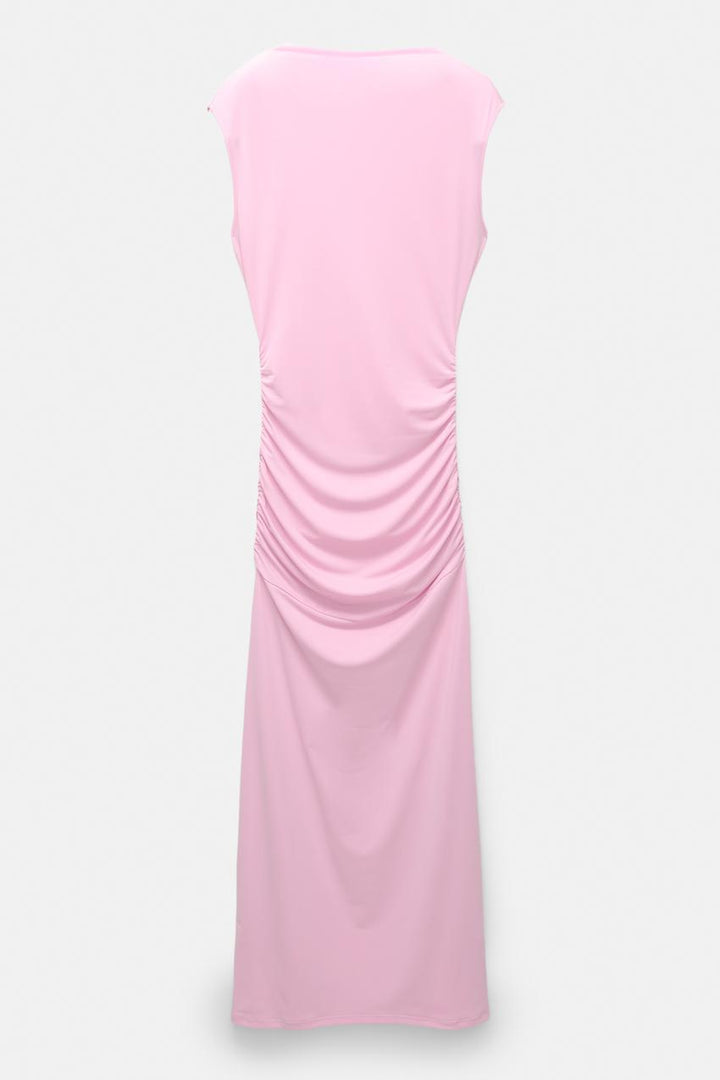 Rochie maxi PULL&BEAR, roz