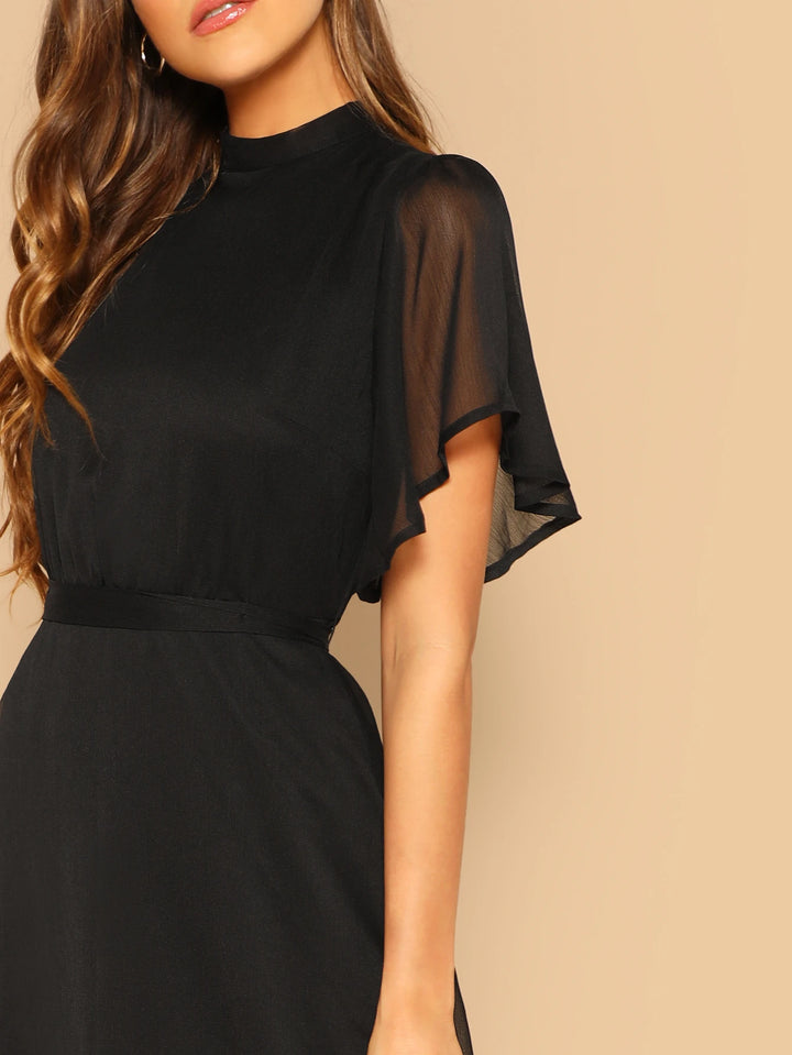Rochie midi SHEIN, negru