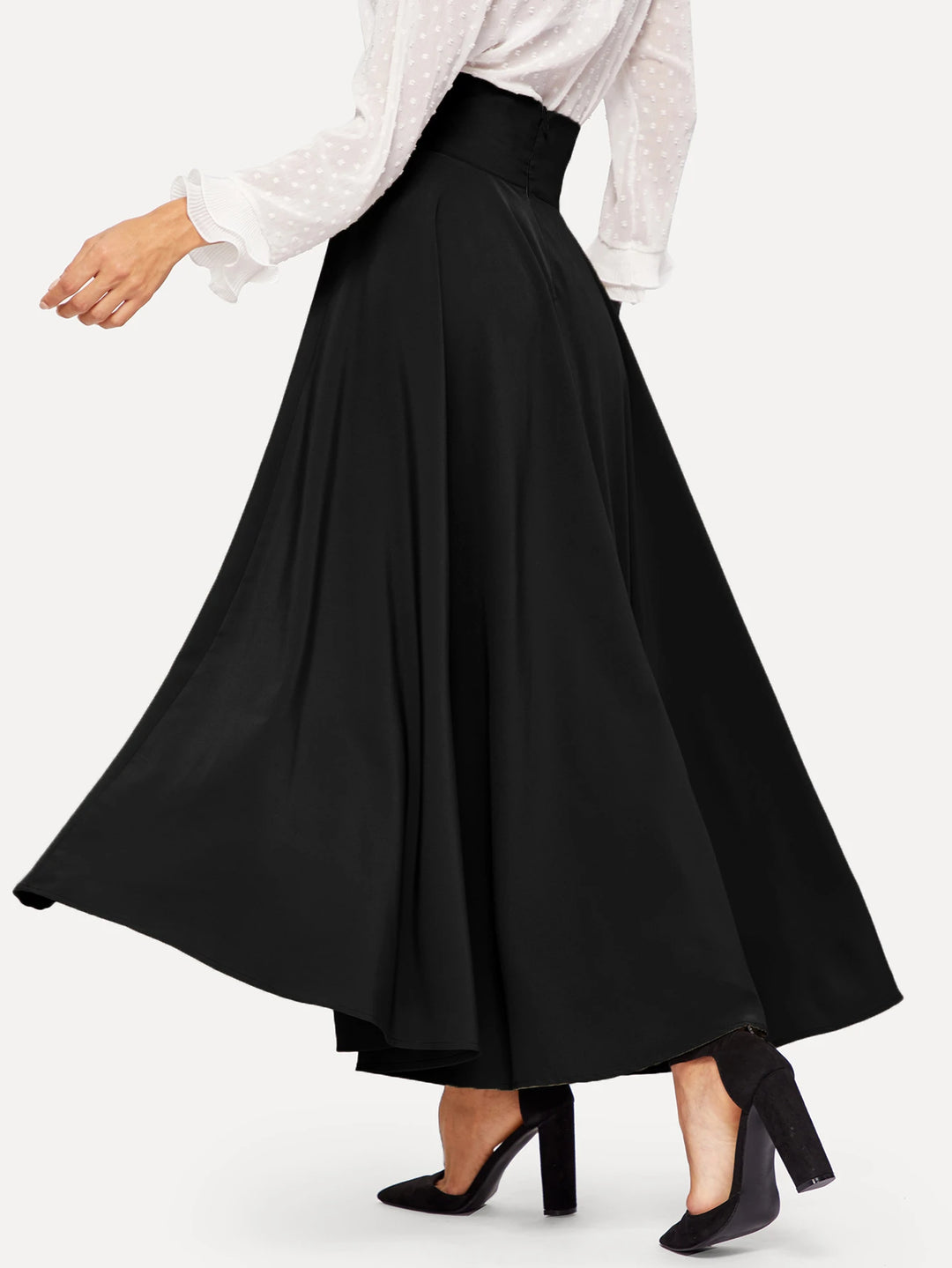 Fustă maxi SHEIN, negru
