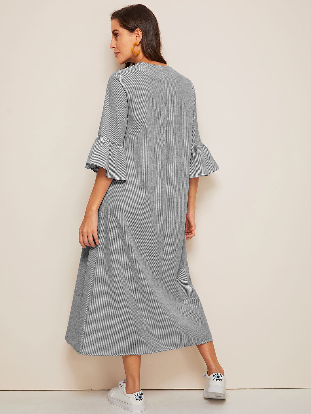 Rochie maxi SHEIN, gri