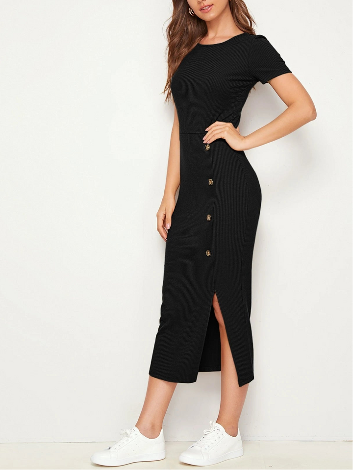 Rochie midi SHEIN, negru