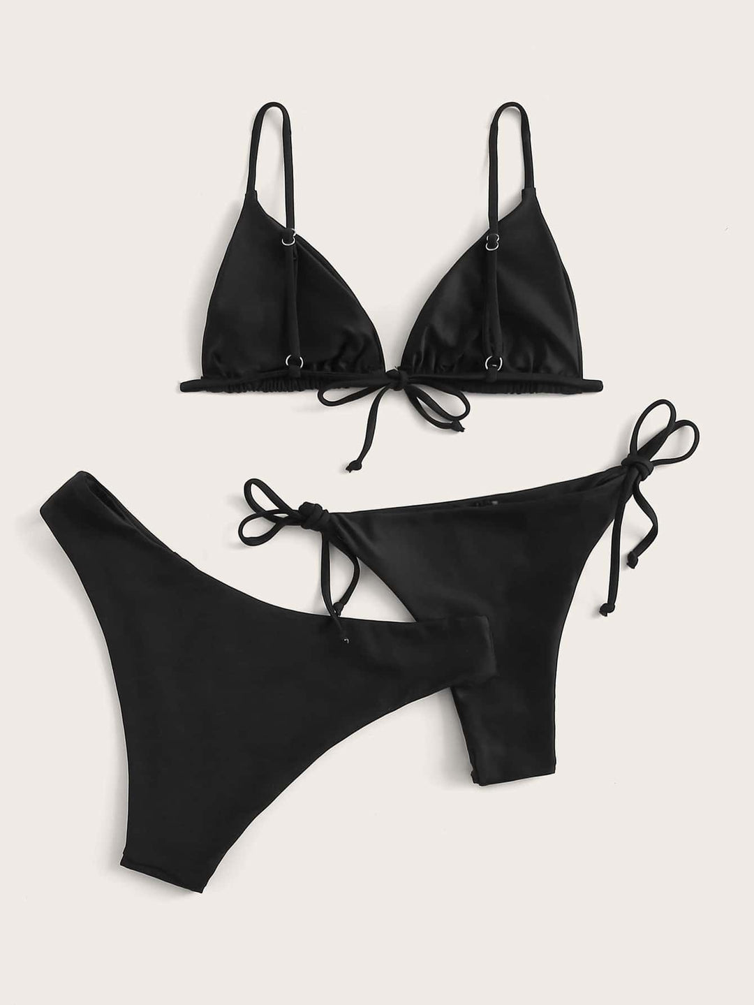 Set bikini SHEIN, negru