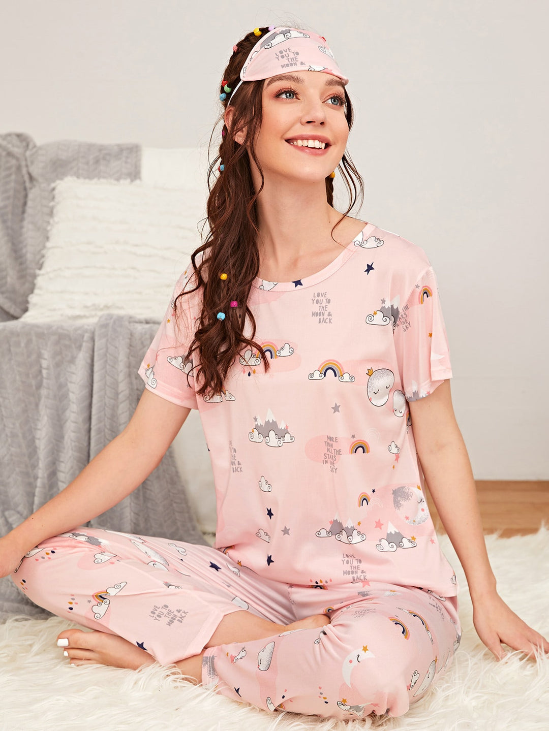 Pijama SHEIN, roz