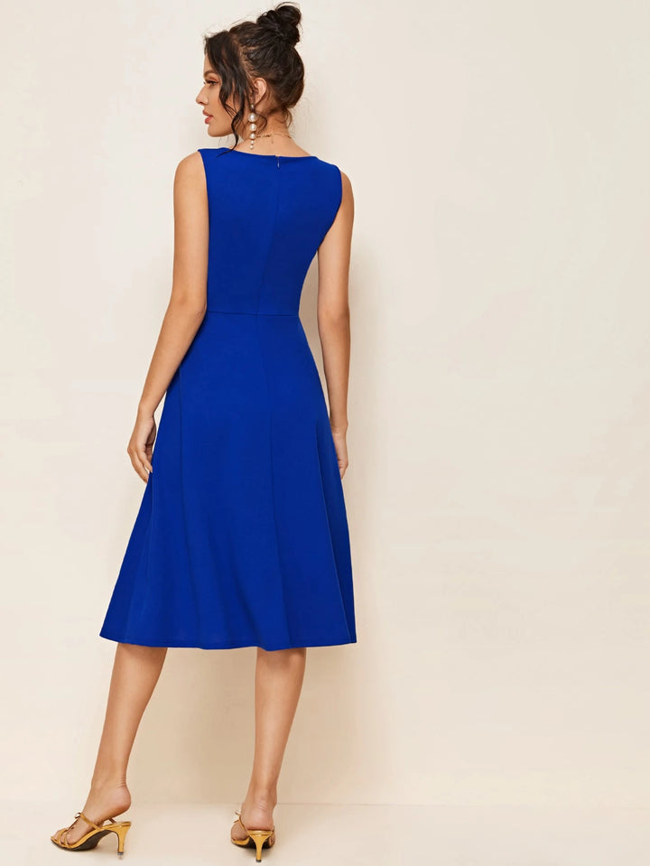 Rochie midi SHEIN, albastru