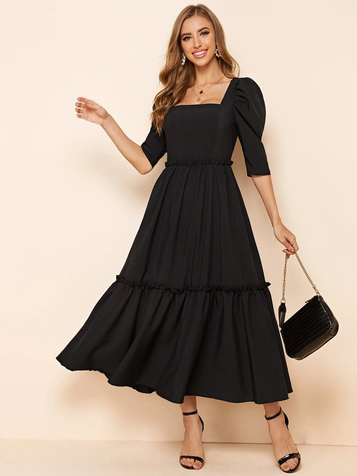 Rochie midi SHEIN, negru