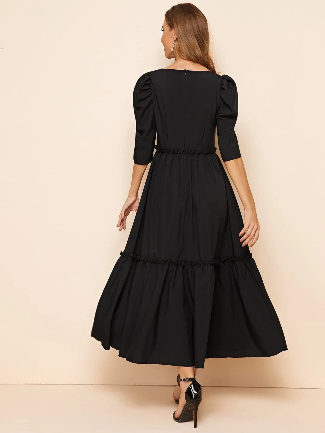 Rochie midi SHEIN, negru