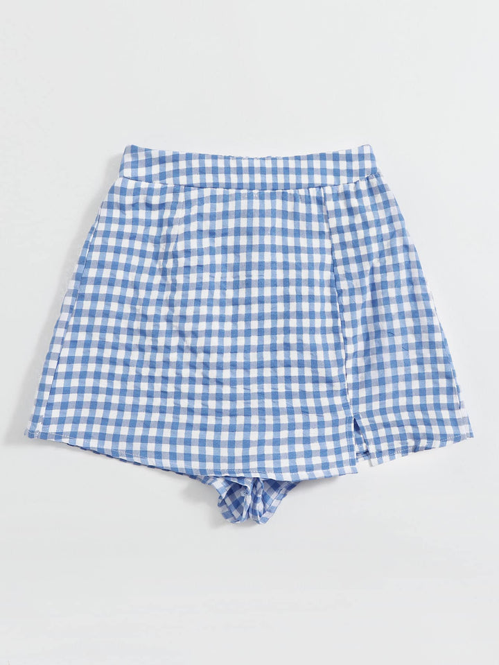 Pantaloni scurți SHEIN, albastru