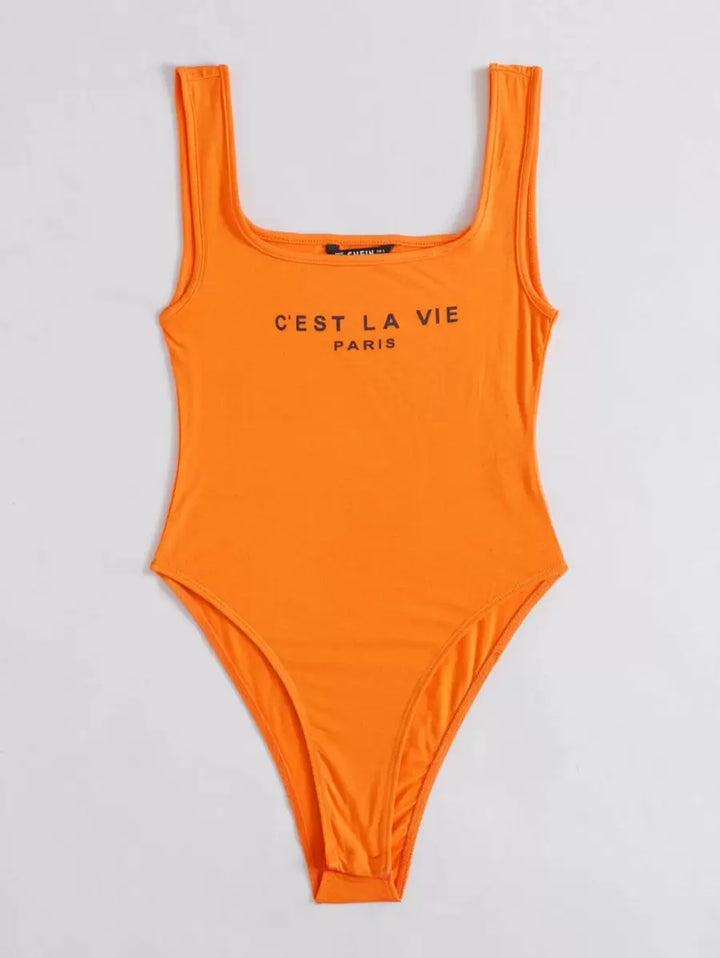 Body SHEIN, portocaliu