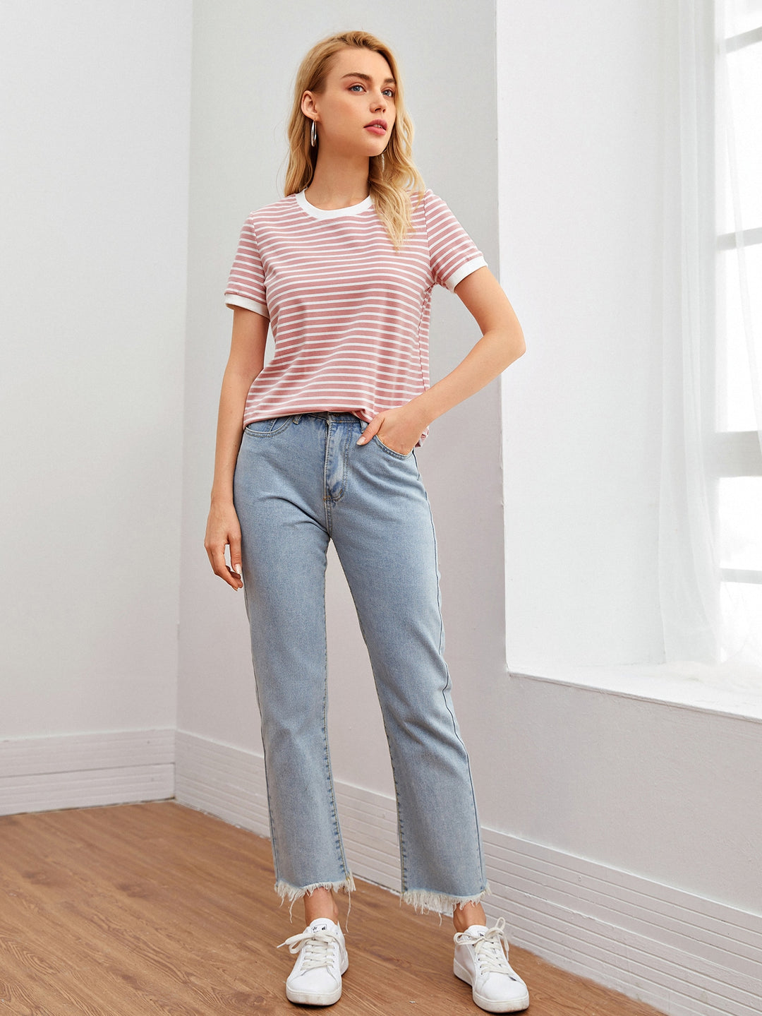 Tricou SHEIN, roz