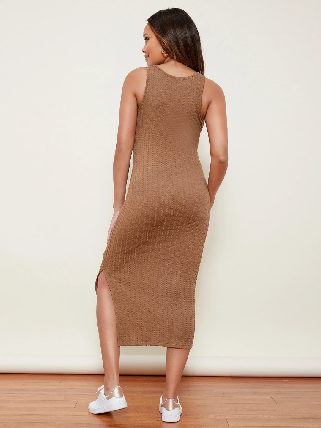Rochie maxi SHEIN, maro