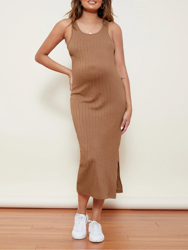Rochie maxi SHEIN, maro