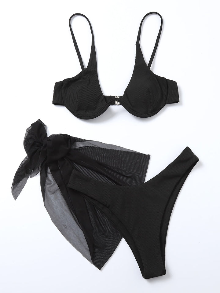 Set bikini SHEIN, negru