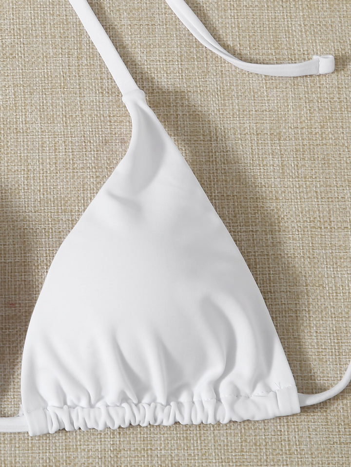 Set bikini SHEIN, alb