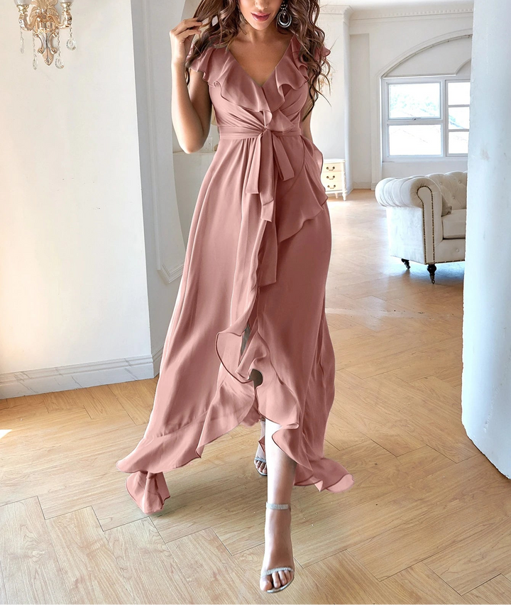 SHEIN maxi dress, pink