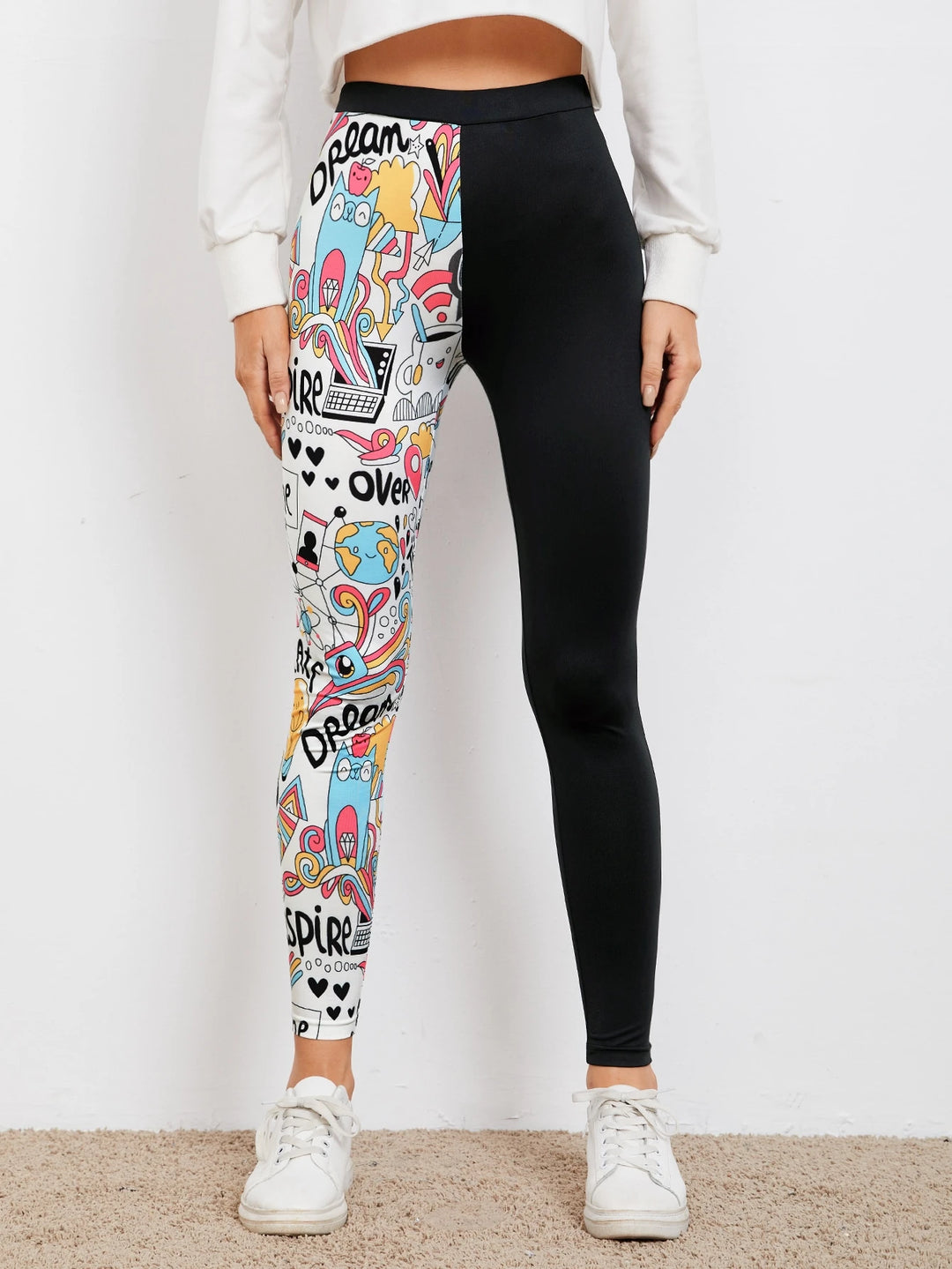 Shein leggings, vegyes színek