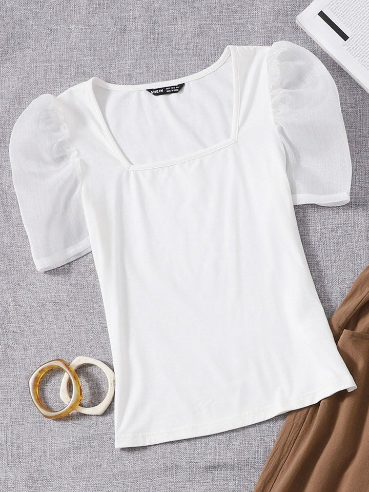 Tricou SHEIN, alb