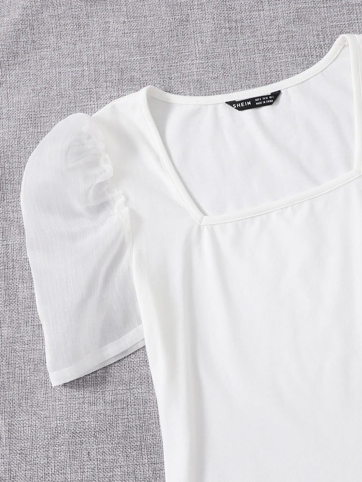 Tricou SHEIN, alb